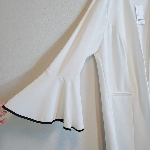 Evans Open Front Long-Line Jacket Sz 16 - Picture 2 of 9